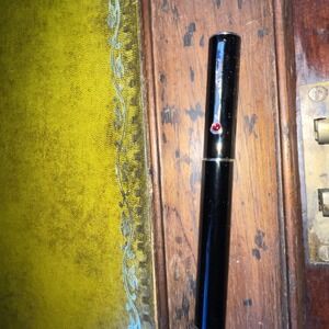 Genuine S.T. Dupont D-Initial Stainless Steel Mon DuPont Roller Ball Pen France